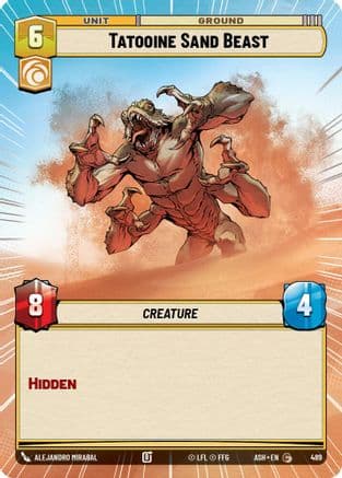 Tatooine Sand Beast (Hyperspace) |  (489)  [Ashes of the Empire]