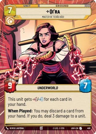 Qi'ra - Master of Teras Kasi (Hyperspace) |  (490)  [Ashes of the Empire]