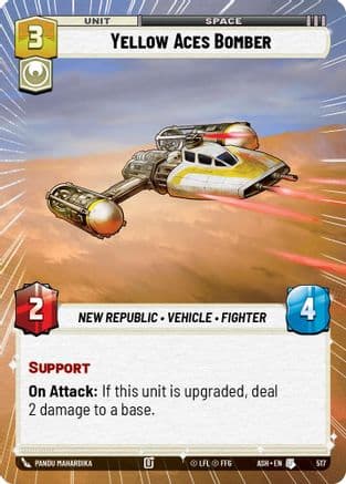 Yellow Aces Bomber (Hyperspace) |  (517)  [Ashes of the Empire]