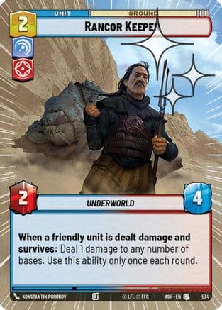 Rancor Keeper (Hyperspace Foil) | Foil (534)  [Ashes of the Empire]
