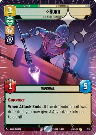 Rukh - From the Shadows (Hyperspace Foil) | Foil (538)  [Ashes of the Empire]