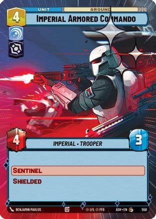 Imperial Armored Commando (Hyperspace Foil) | Foil (550)  [Ashes of the Empire]