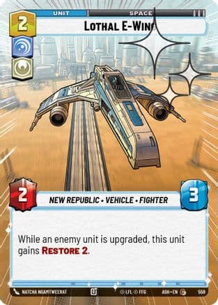 Lothal E-Wing (Hyperspace Foil) | Foil (559)  [Ashes of the Empire]