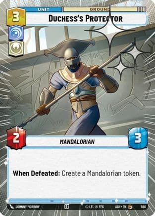 Duchess's Protector (Hyperspace Foil) | Foil (560)  [Ashes of the Empire]