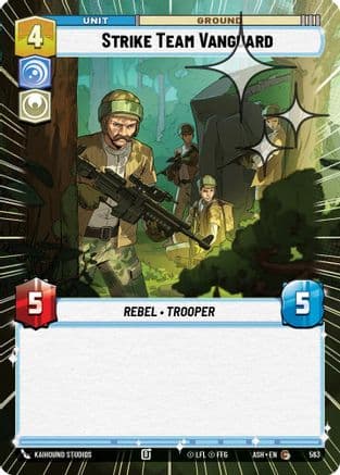 Strike Team Vanguard (Hyperspace Foil) | Foil (563)  [Ashes of the Empire]