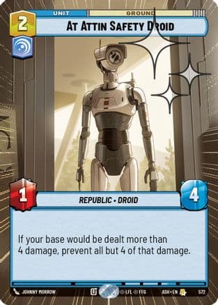 At Attin Safety Droid (Hyperspace Foil) | Foil (572)  [Ashes of the Empire]
