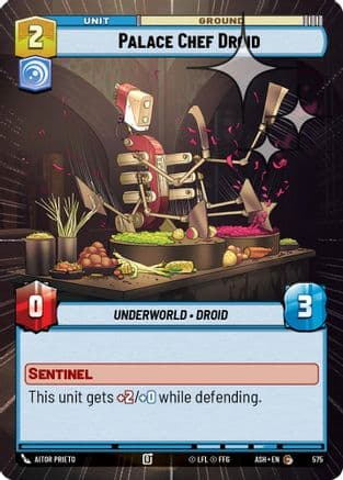 Palace Chef Droid (Hyperspace Foil) | Foil (575)  [Ashes of the Empire]