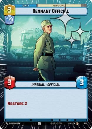 Remnant Official (Hyperspace Foil) | Foil (578)  [Ashes of the Empire]