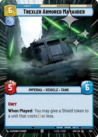 Trexler Armored Marauder (Hyperspace Foil) | Foil (584)  [Ashes of the Empire]
