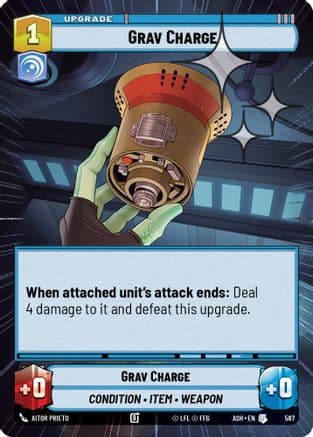 Grav Charge (Hyperspace Foil) | Foil (587)  [Ashes of the Empire]