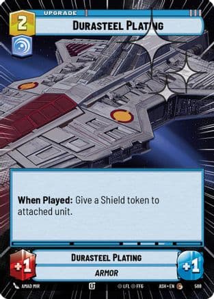 Durasteel Plating (Hyperspace Foil) | Foil (588)  [Ashes of the Empire]
