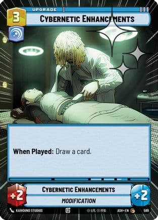 Cybernetic Enhancements (Hyperspace Foil) | Foil (589)  [Ashes of the Empire]