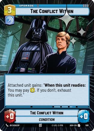 The Conflict Within (Hyperspace Foil) | Foil (590)  [Ashes of the Empire]