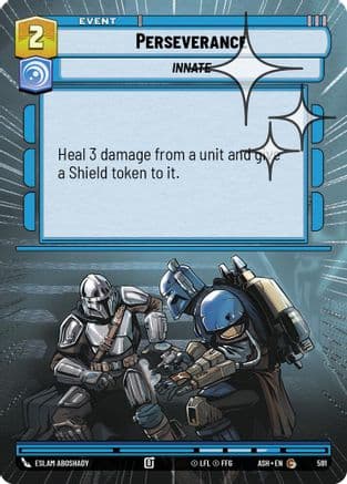 Perseverance (Hyperspace Foil) | Foil (591)  [Ashes of the Empire]