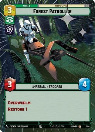 Forest Patroller (Hyperspace Foil) | Foil (598)  [Ashes of the Empire]