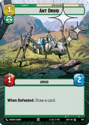 Ant Droid (Hyperspace Foil) | Foil (618)  [Ashes of the Empire]