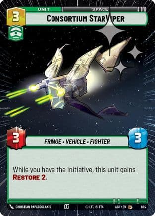Consortium StarViper (Hyperspace Foil) | Foil (624)  [Ashes of the Empire]