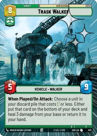 Trask Walker (Hyperspace Foil) | Foil (635)  [Ashes of the Empire]