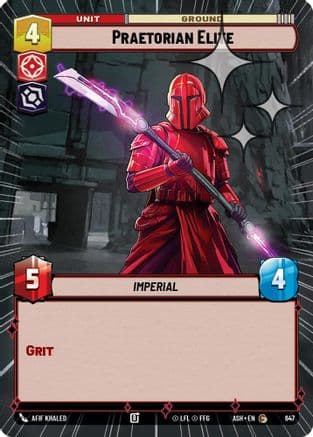 Praetorian Elite (Hyperspace Foil) | Foil (647)  [Ashes of the Empire]