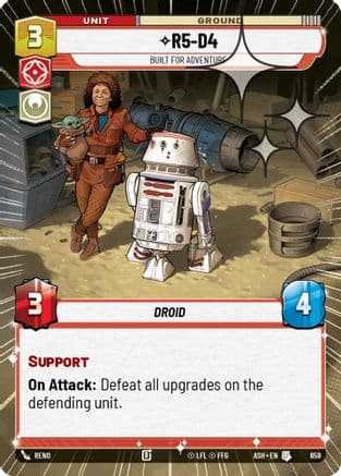 R5-D4 - Built for Adventure (Hyperspace Foil) | Foil (658)  [Ashes of the Empire]