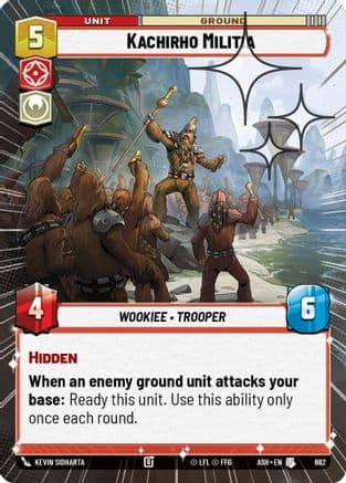 Kachirho Militia (Hyperspace Foil) | Foil (662)  [Ashes of the Empire]