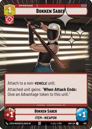 Bokken Saber (Hyperspace Foil) | Foil (682)  [Ashes of the Empire]