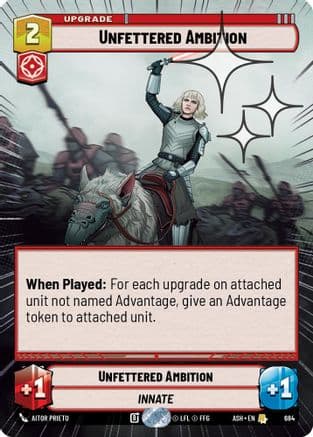 Unfettered Ambition (Hyperspace Foil) | Foil (684)  [Ashes of the Empire]