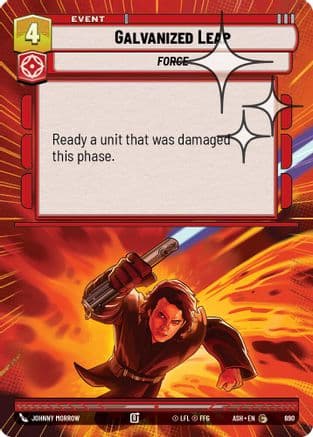 Galvanized Leap (Hyperspace Foil) | Foil (690)  [Ashes of the Empire]