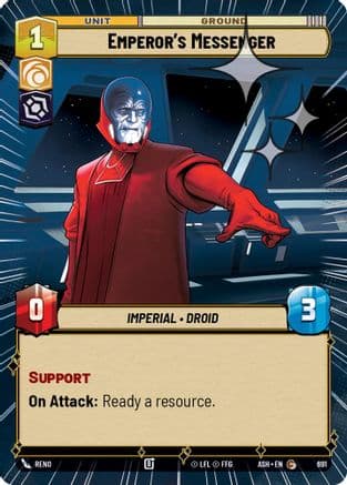 Emperor's Messenger (Hyperspace Foil) | Foil (691)  [Ashes of the Empire]