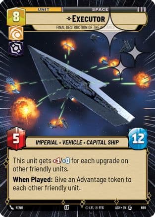 Executor - Final Destruction of the Alliance (Hyperspace Foil) | Foil (699)  [Ashes of the Empire]