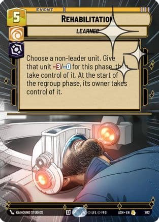 Rehabilitation (Hyperspace Foil) | Foil (702)  [Ashes of the Empire]