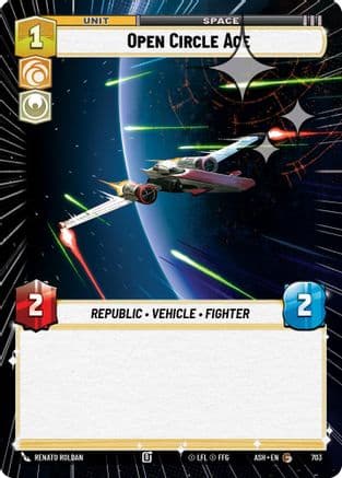 Open Circle Ace (Hyperspace Foil) | Foil (703)  [Ashes of the Empire]