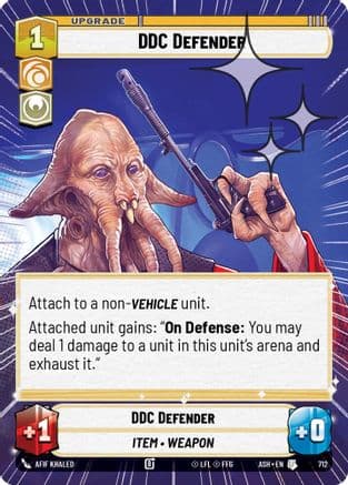 DDC Defender (Hyperspace Foil) | Foil (712)  [Ashes of the Empire]
