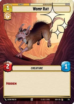 Womp Rat (Hyperspace Foil) | Foil (715)  [Ashes of the Empire]