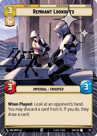 Remnant Lookouts (Hyperspace Foil) | Foil (722)  [Ashes of the Empire]