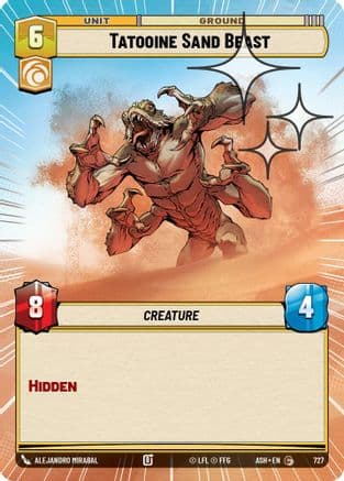 Tatooine Sand Beast (Hyperspace Foil) | Foil (727)  [Ashes of the Empire]