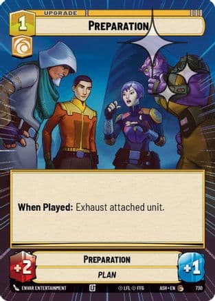 Preparation (Hyperspace Foil) | Foil (730)  [Ashes of the Empire]