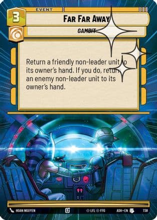 Far Far Away (Hyperspace Foil) | Foil (738)  [Ashes of the Empire]