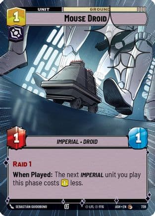 Mouse Droid (Hyperspace Foil) | Foil (739)  [Ashes of the Empire]