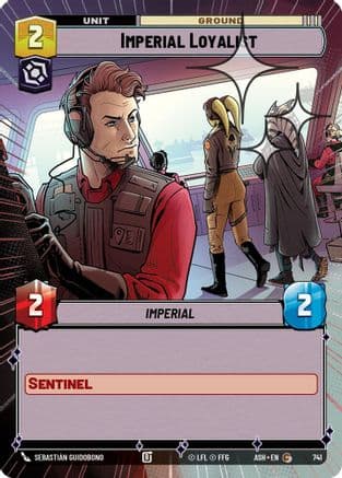 Imperial Loyalist (Hyperspace Foil) | Foil (741)  [Ashes of the Empire]