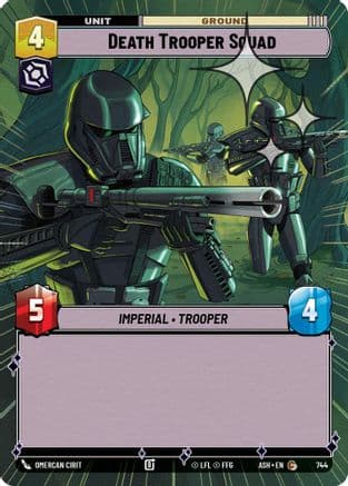 Death Trooper Squad (Hyperspace Foil) | Foil (744)  [Ashes of the Empire]