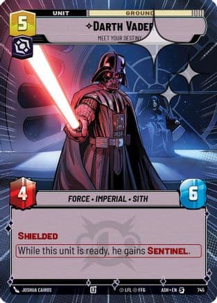 Darth Vader - Meet Your Destiny (Hyperspace Foil) | Foil (745)  [Ashes of the Empire]