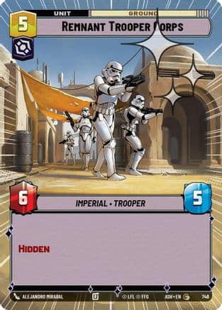Remnant Trooper Corps (Hyperspace Foil) | Foil (746)  [Ashes of the Empire]