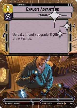 Exploit Advantage (Hyperspace Foil) | Foil (748)  [Ashes of the Empire]