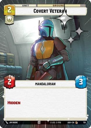 Covert Veteran (Hyperspace Foil) | Foil (751)  [Ashes of the Empire]