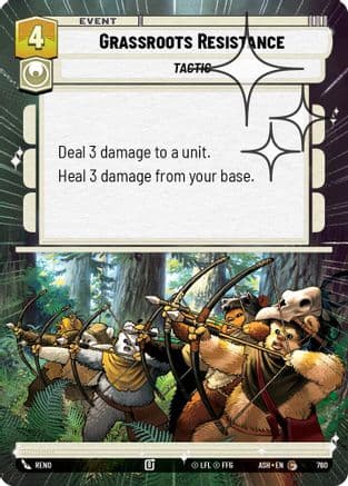 Grassroots Resistance (Hyperspace Foil) | Foil (760)  [Ashes of the Empire]
