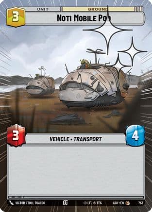 Noti Mobile Pod (Hyperspace Foil) | Foil (763)  [Ashes of the Empire]