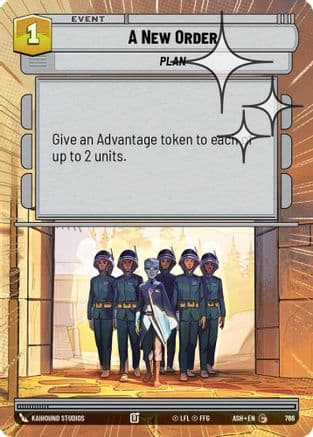 A New Order (Hyperspace Foil) | Foil (766)  [Ashes of the Empire]