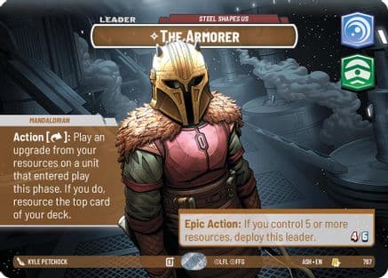 The Armorer - Steel Shapes Us (Showcase) | Foil (767)  [Ashes of the Empire]