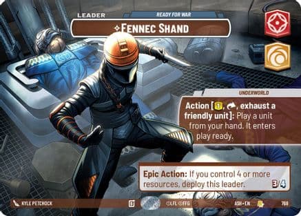 Fennec Shand - Ready for War (Showcase) | Foil (768)  [Ashes of the Empire]